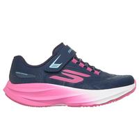 Skechers Mädchen Aero Spark Shoes in Blau/Hot Rosa, Größe 35, in der Maschine waschbar
