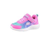 Skechers Mädchen Bounder Hydra Cool Sneaker, Hot Pink Synthetic Multi Trim, 33.5 EU