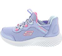Skechers Mädchen Bounder Simple Cute Slip-InTurnschuhe, Lavender Synthetic/Trim, 32 EU