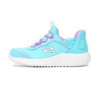 Skechers Mädchen Bounder Simple Cute Slip-InTurnschuhe, Turquoise Synthetic/Trim, 36 EU
