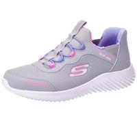 Skechers Mädchen Bounder Simple Cute Sneaker, Grau, 22 EU