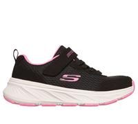 Skechers Mädchen Edgeride - Smooth Journey Sneaker in Schwarz/Rosa, Größe 32, in der Maschine waschbar