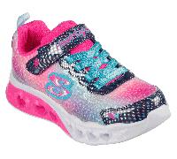 Skechers Mädchen Flutter Heart Lights - Simply Love Sneaker in Blau, Größe 27.5