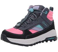 Skechers Mädchen Fuse Tread Let's Explore trekking shoes, Gray Suede Multi Trim, 34 EU