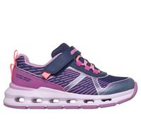 Skechers Mädchen Glide-Step Plus - Sprint Lines Sneaker in Blau, Größe 35, in der Maschine waschbar