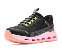 Skechers Mädchen Glide-Step + Vista Lane Turnschuhe, Black Synthetic/Multi Trim, 33 EU