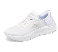 Skechers Damen Sneaker Go Walk Flex Grand Entry Weißer Textilbesatz Größe 38