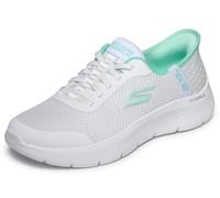 Skechers Damen Slipper 124836 WMNT GO WALK Flex - Grand Entry white/mint normal 42 EU
