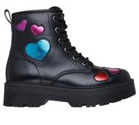 Skechers Mädchen Gravlen Hi - Metallic Heart Shoes in Schwarz, Größe 37