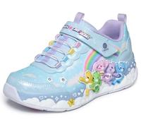 Skechers Mädchen Hugs N Snugs Turnschuhe, Blue Synthetic Textile Multi Trim, 34 EU