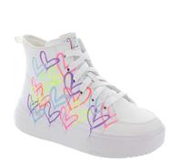 Skechers Hyperlift Mode-Stiefel, Weiß/Mehrfarbig, 37.5 EU