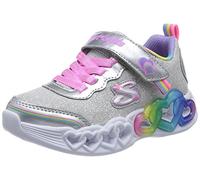 Skechers Mädchen Infinite Heart Lights Love PrismSneaker | Lässig, anpassungsfähiger Verschluss, maschinenwaschbar, gepolsterte Innensohle, leicht