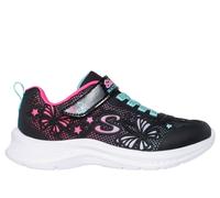 Skechers Mädchen Jumpsters 2.0 - Butterfly Flush Sneaker in Schwarz, Größe 33