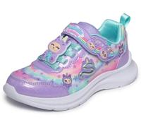 Skechers Mädchen Jumpsters Cutie Critters Turnschuhe, Lavender TextileMulti Synthetic, 28.5 EU
