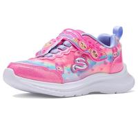 Sneaker SKECHERS "JUMPSTERS 2.0", Mädchen, Gr. 35, pink, multi, Textil, kontrastfarbene Details, Schuhe Sneaker, Klettschuh "Cutie Critters", Grössenschablone zum Download (82705928-35) pink, multi