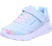 Skechers Mädchen Klettschuhe UNO Lite - Heart Craze in blau - Gr. 32, 314091L LBMT