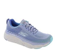 Skechers Mädchen Max Cushioning Elite Sneaker, Blauer Stoff Hellblauer Rand, 35.5 EU