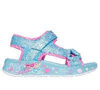 Skechers Mädchen Mermaid Dreams Sandal in Blau, Größe 27.5