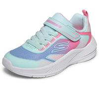 Skechers Mädchen MICROSPEC Advance Oasis Point Sneaker, Aqua, 29 EU