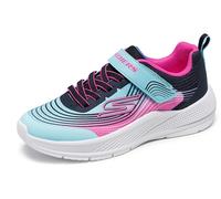 Skechers MICROSPEC ADVANCE Mädchen Schuhe schwarz hellblau - 22