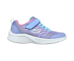 Skechers Mädchen Microspec - Bold Delight Sneaker in Violett, Größe 33.5