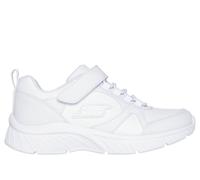 Skechers Girl's Microspec Plus Sneaker, Weiss/opulenter Garten, 13 Little Kid