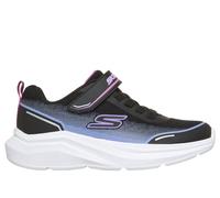 Skechers Mädchen Microspec Velocity Shoes in Schwarz, Größe 27.5, in der Maschine waschbar