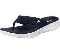 Skechers Damen Zehentrenner On-The-GO 600 Sunny Vegan Dunkelblau/Weiß Größe 41