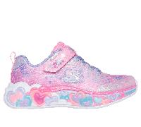 Skechers Mädchen S-Lights: Eternal Heart Lights Shoes in Light Rosa, Größe 30