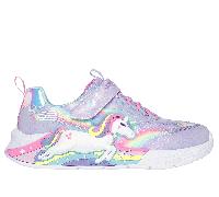 Skechers Mädchen S-Lights: Unicorn Chaser Shoes in Violett, Größe 35
