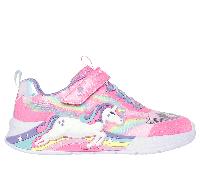 Skechers Mädchen S-Lights: Unicorn Chaser Sneaker in Rosa, Größe 33.5