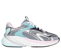 Skechers Mädchen S2K Sneaker in Silber, Größe 39, in der Maschine waschbar
