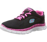 Skechers Mädchen Skech Appeal Island Style Low-Top, Schwarz (BKHP)