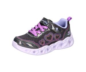 Skechers Mädchen Sneaker S-Lights Heart Lights-Bubble Love 303736LC-BKMT 31 Black/Multi