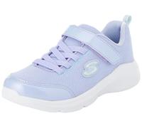 Skechers Mädchen Sole Swifters Running SweetTrainers, Lavender Sparkle Mesh Turquoise Trim, 5 UK