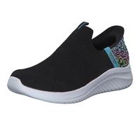 Skechers Mädchen Ultra Flex 3.0 Colory Wild Slip-InTurnschuhe, Black Mesh/Multi Trim, 33 EU