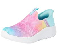 Skechers Girls Sneaker, Multi Mesh/Trim, 34.5 EU