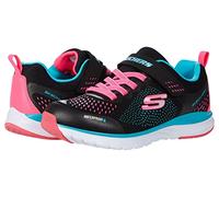 Skechers Mädchen Ultra Groove Hydro Mist Sneaker, Black Textile Multi Trim, 27.5 EU