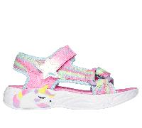 Skechers Mädchen Unicorn Dreams Sandal - Dreamy Unicorns in Rosa, Größe 34