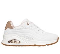 Skechers Mädchen UNO Gen1 - Shimmer Wave Shoes in Weiss, Größe 37