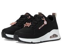 Sneaker SKECHERS "UNO GEN1-TRENDY JEWELS", Damen, Gr. 35, schwarz, roségoldfarben, Lederimitat, Schuhe Sneaker, Plateausneaker, Größenschablone zum Download (56410607-35) schwarz, roségoldfarben