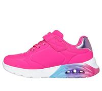Skechers Mädchen Sneaker UNO Lite 2.0 – Vivid Metallic, in der Maschine waschbar, Hot Rosa Größe 35