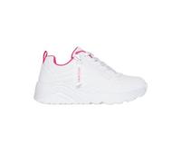 Skechers Mädchen Uno Lite-Easy Zip Sneaker, Weiß/Pink, 11.5 Little Kid