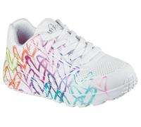 Skechers Sneaker UNO LITE Metallic Joy Weiß Damen Größe 33