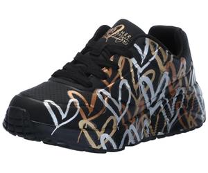 Skechers Mädchen UNO Lite Metallic Lovesneakers,Sports Shoes | Die Skechers Street UNO LITE Sneakers für Mädchen: Bequem mit Air-Cooled Memory Foam. Stilvoll.