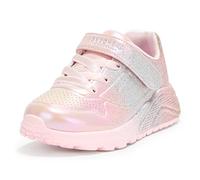 Skechers Mädchen UNO Lite-Metallic Sparkle, Link Pink/Mehrfarbig, 9 Toddler