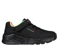 Skechers Mädchen UNO Lite - Rainbow Specks Sneaker in Schwarz, Größe 34