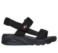Skechers Mädchen UNO Lite Sandal - Sunny Stand in Schwarz/Roségold, Größe 36
