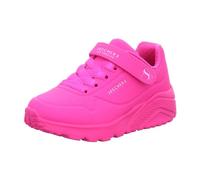 Skechers Mädchen UNO Lite Sneaker, Hot Pink Synthetikbesatz, 32 EU