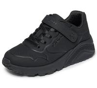 Skechers Mädchen UNO Lite - Star Icon Sneaker in Schwarz, Größe 31, in der Maschine waschbar